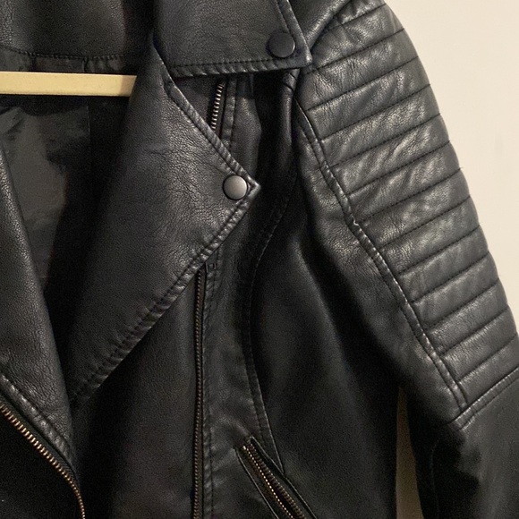 Noisy May Faux Leather Jacket - Picture 2 of 4